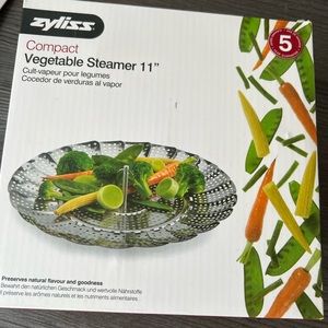 ZYLISS Stainless Steel Vegetable Steamer, 11-in